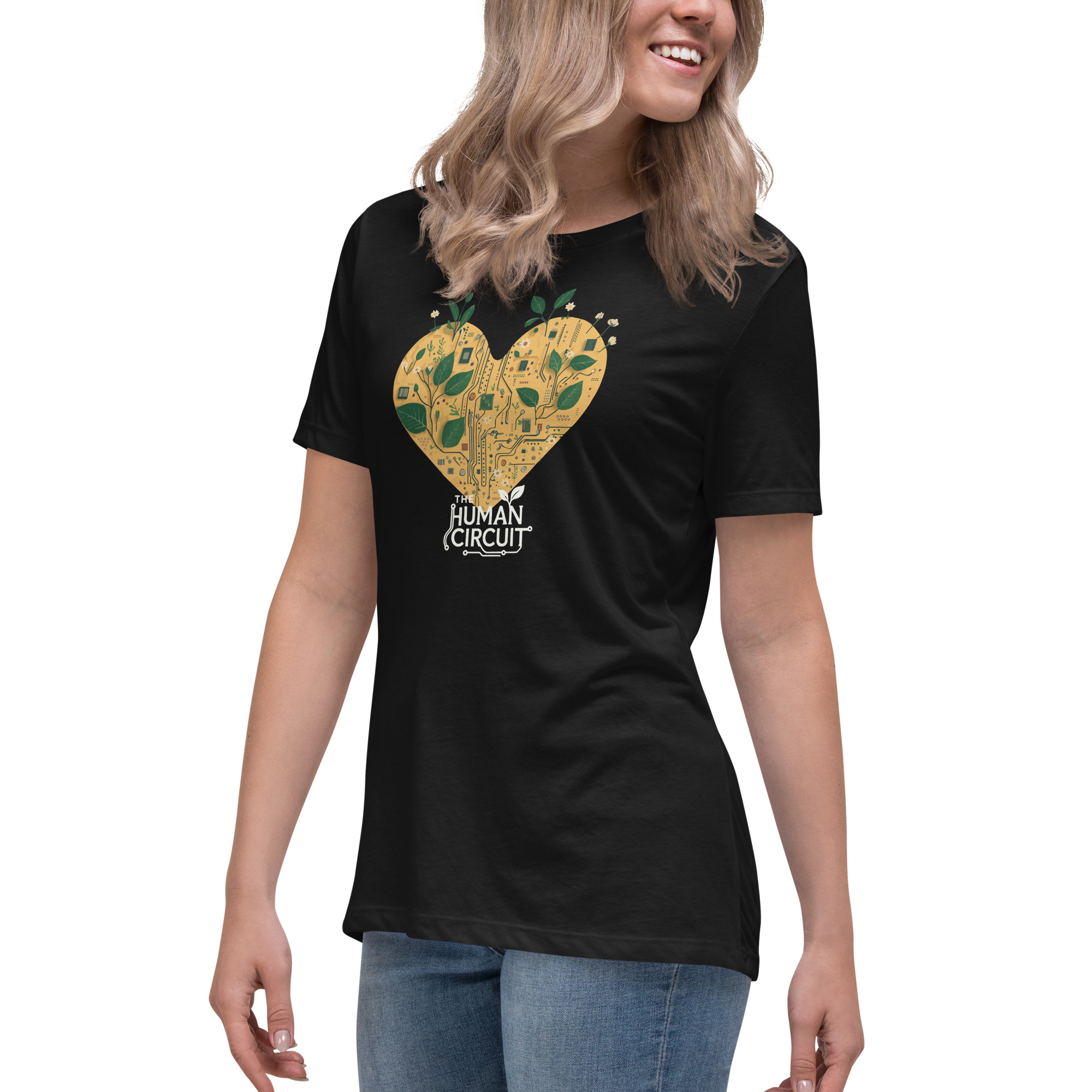 The Human Circuit ReLeaf - Women's Relaxed T-Shirt - Image 3