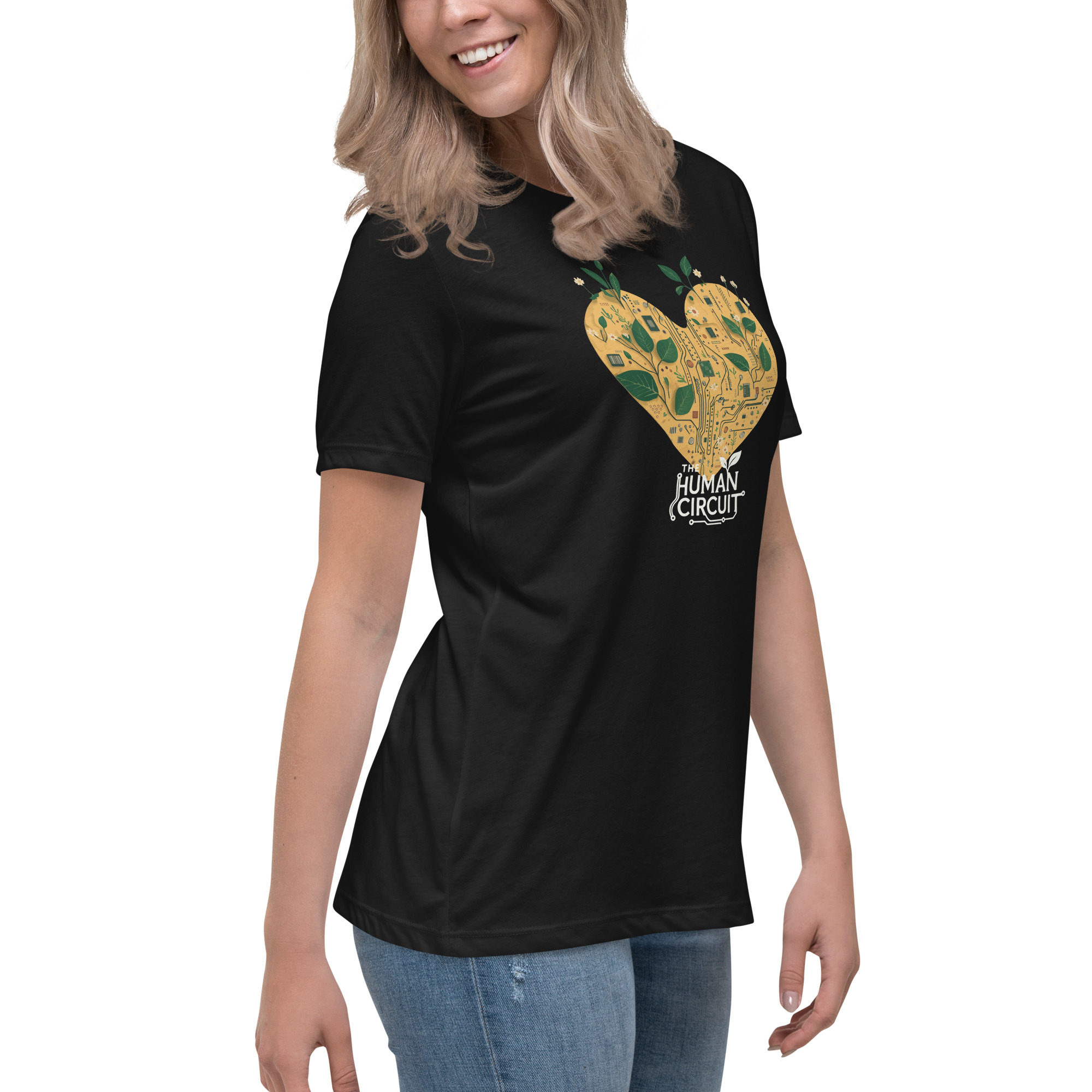 The Human Circuit ReLeaf - Women's Relaxed T-Shirt - Image 5