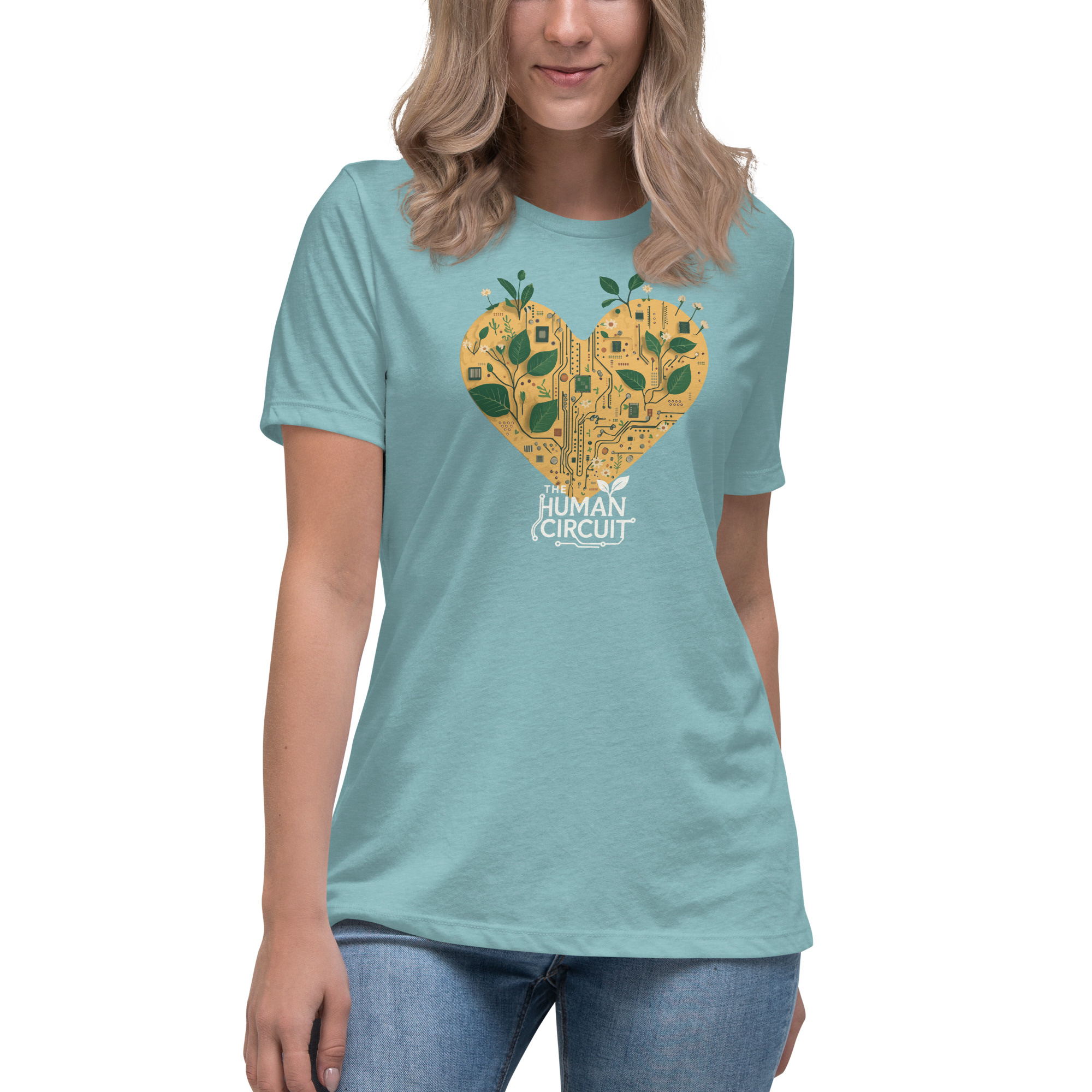The Human Circuit ReLeaf - Women's Relaxed T-Shirt - Image 7