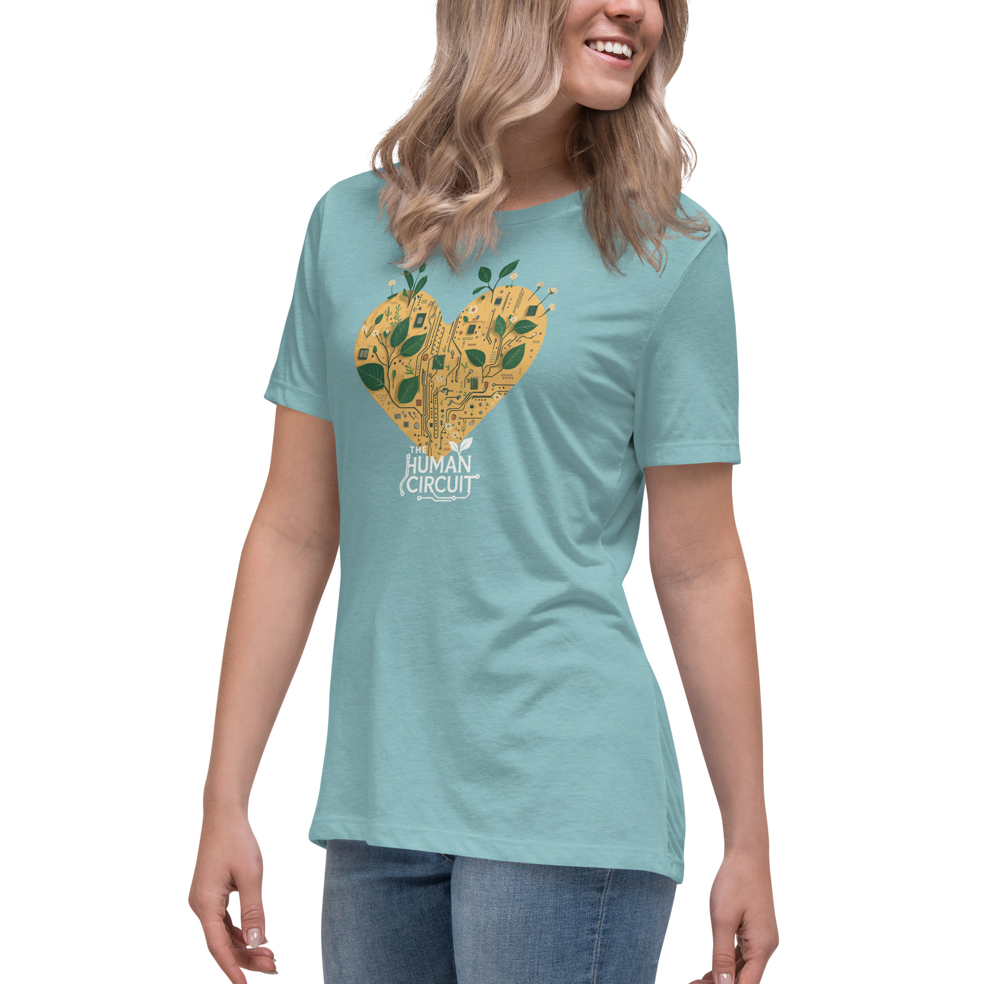 The Human Circuit ReLeaf - Women's Relaxed T-Shirt - Image 9