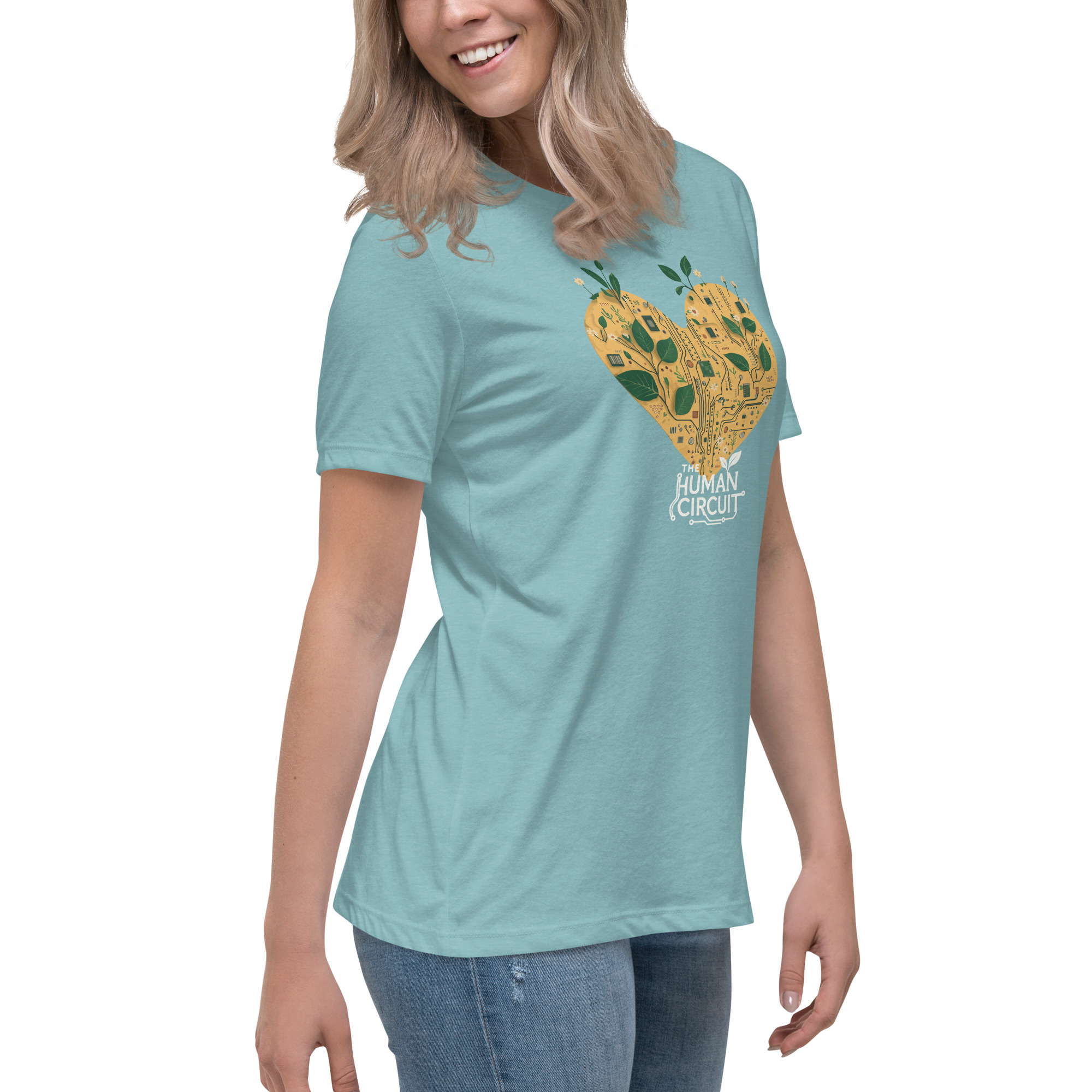 The Human Circuit ReLeaf - Women's Relaxed T-Shirt - Image 11